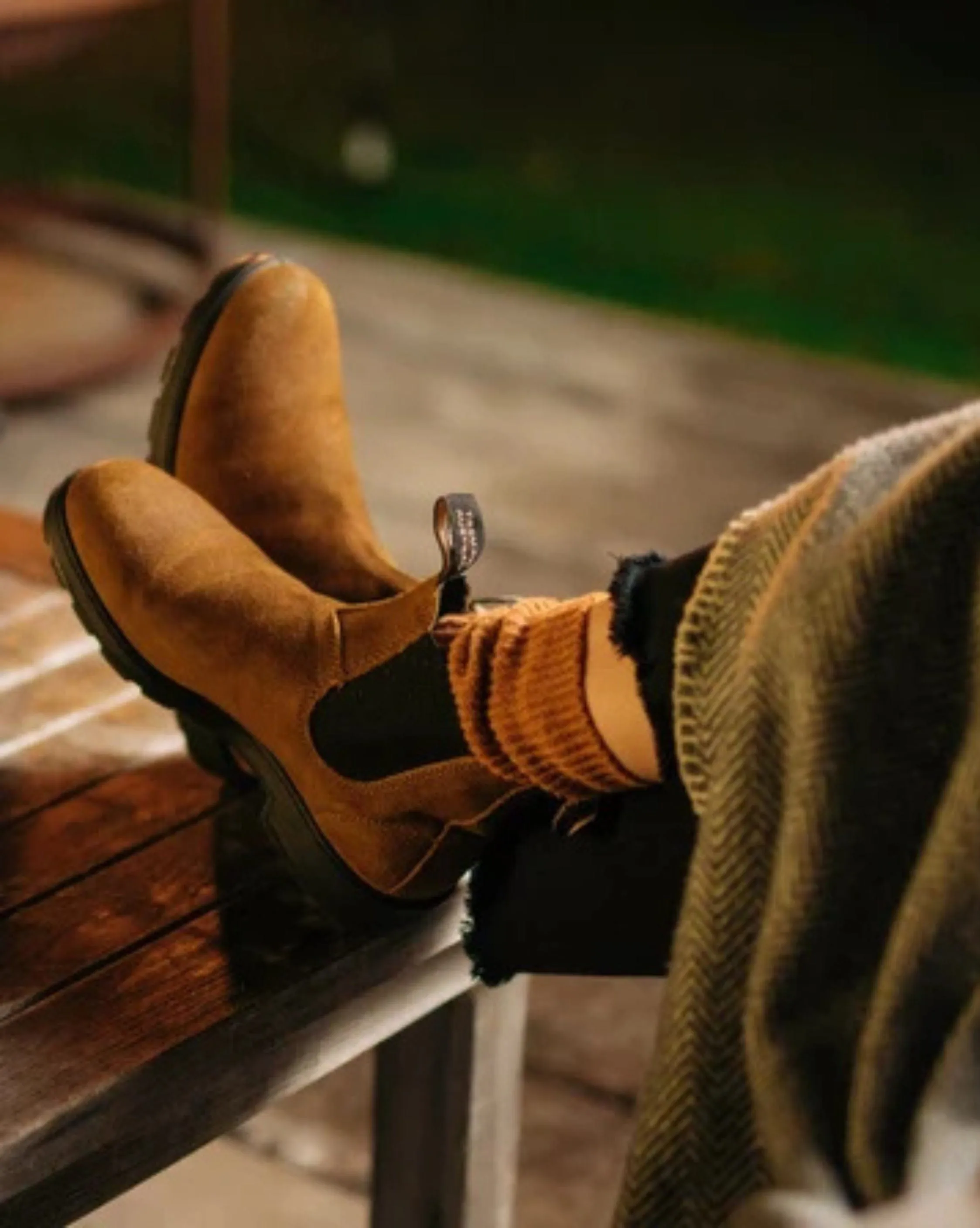 1911 Elastic Sided Suede Boot