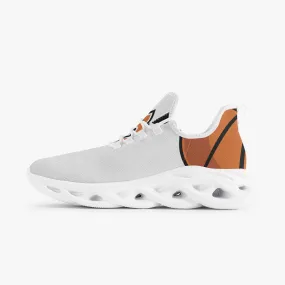 311. Bounce Mesh Knit Sneakers - White