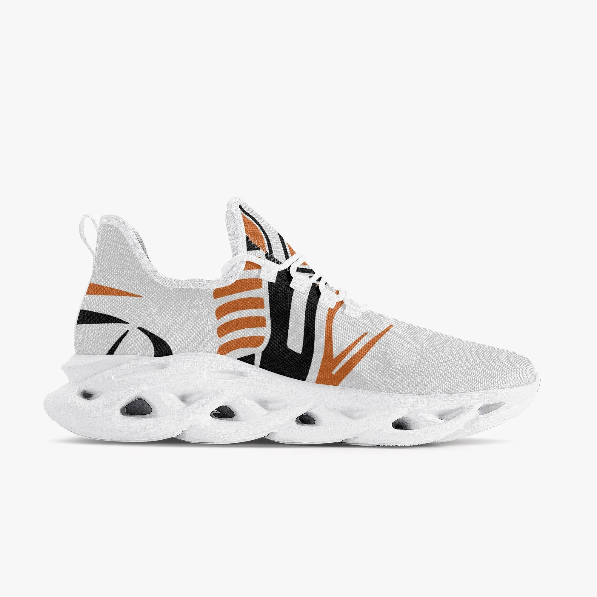311. Bounce Mesh Knit Sneakers - White