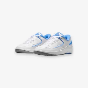 Air Jordan 2 Retro Low GS White University Blue Grade School FJ6869-104