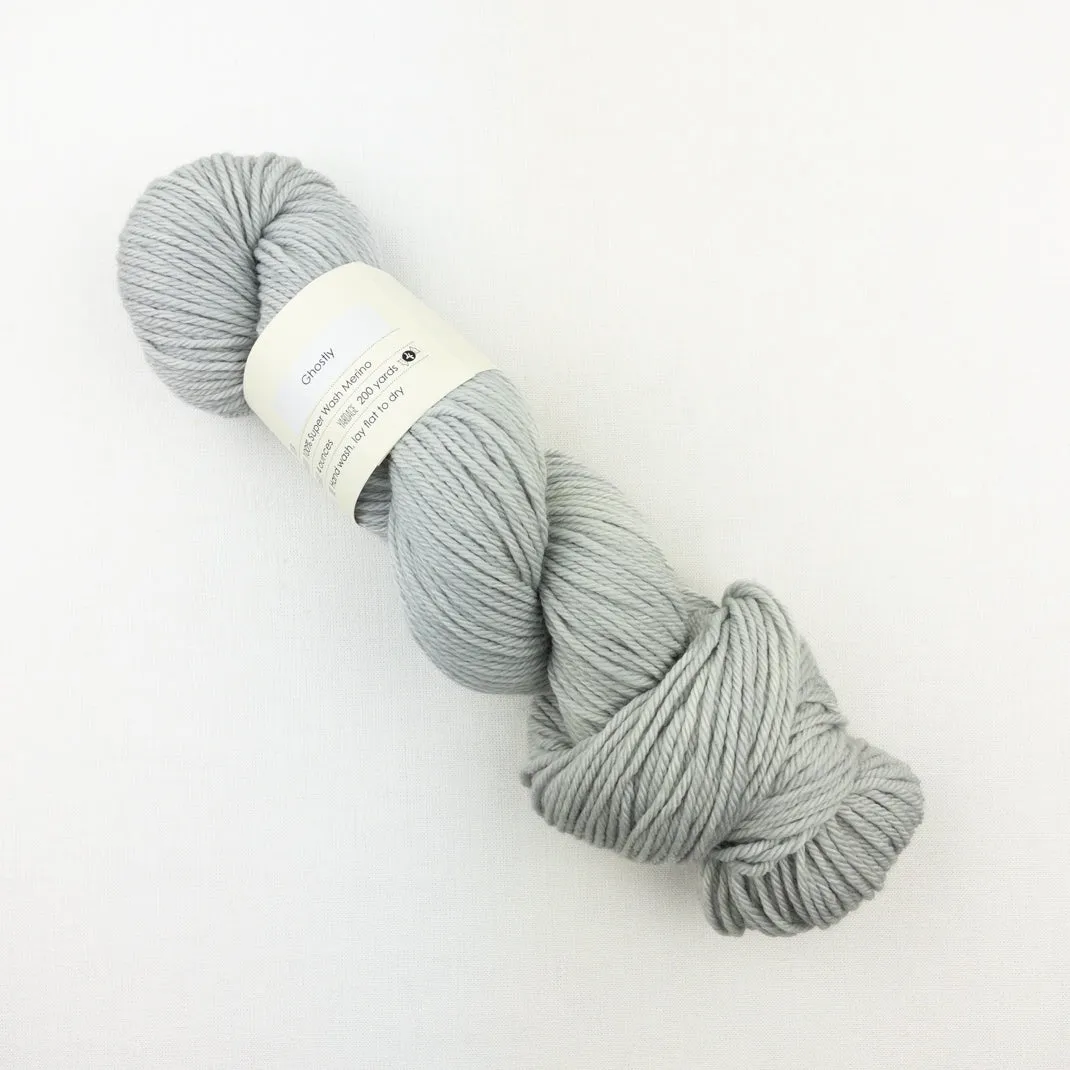 Atelier Easy Slippers Knitting Kit | Knitted Wit Merino Worsted & Knitting Pattern (#413)