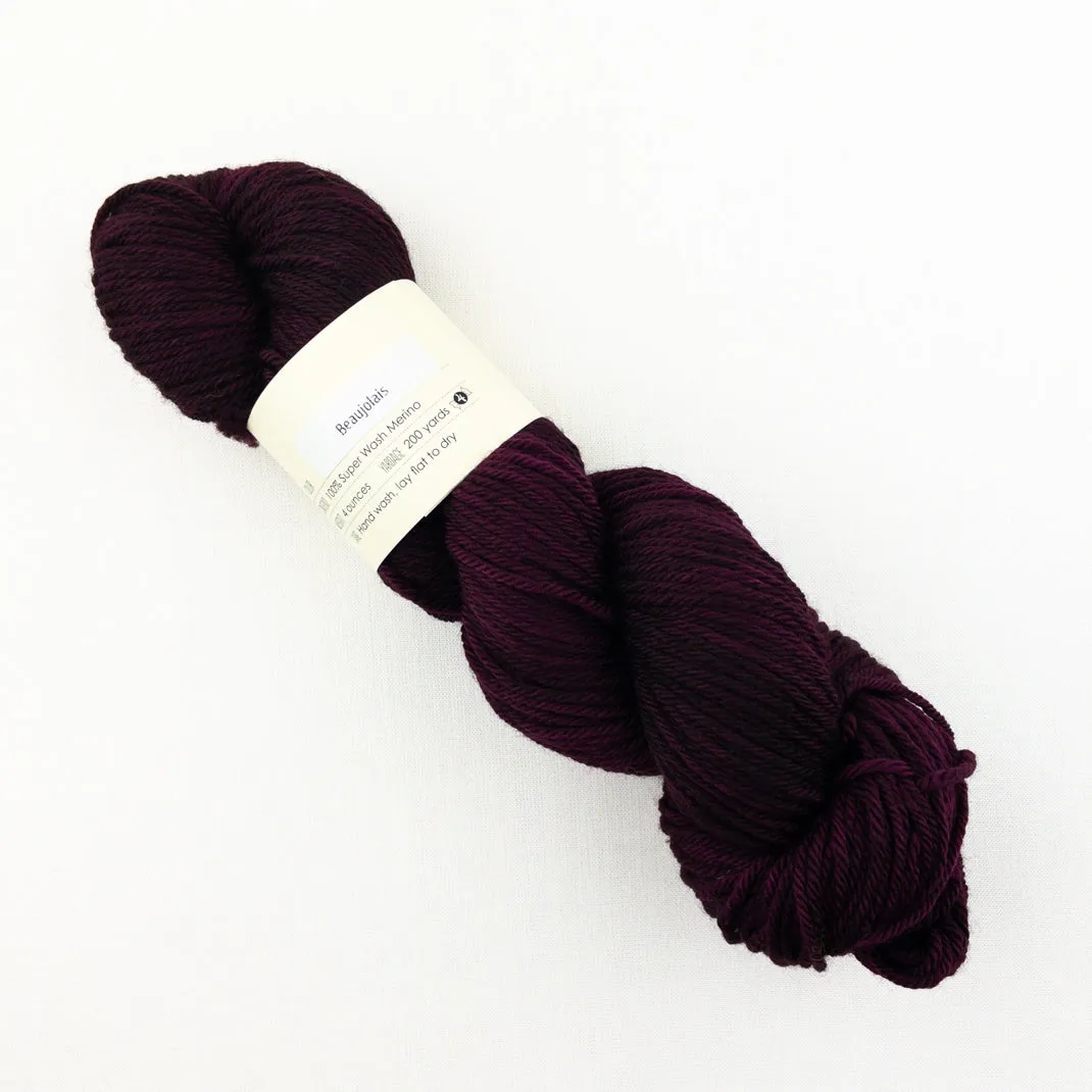 Atelier Easy Slippers Knitting Kit | Knitted Wit Merino Worsted & Knitting Pattern (#413)