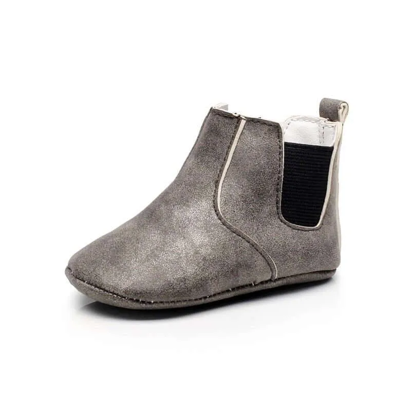 Baby Elastic PU Leather Boots
