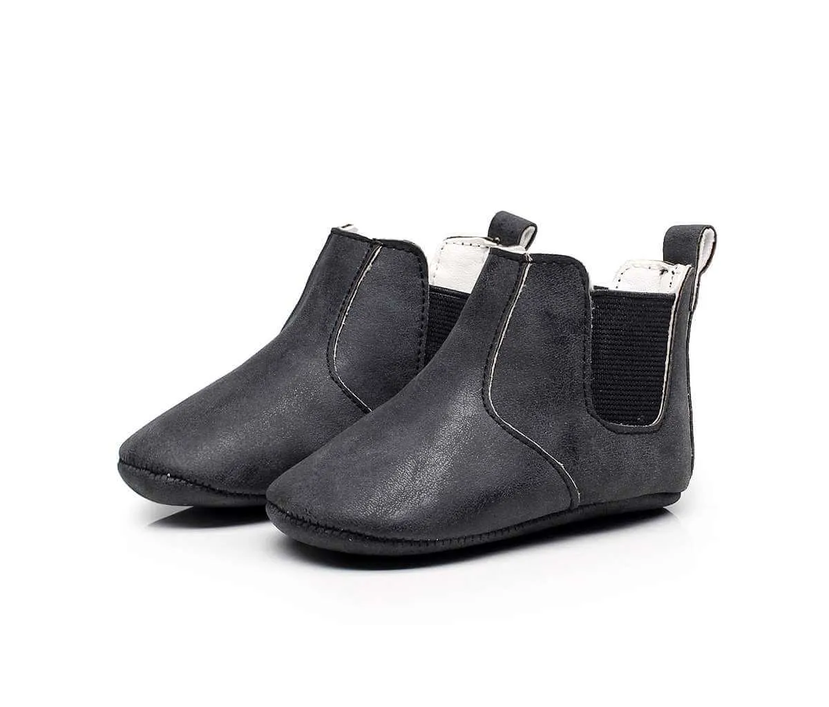 Baby Elastic PU Leather Boots