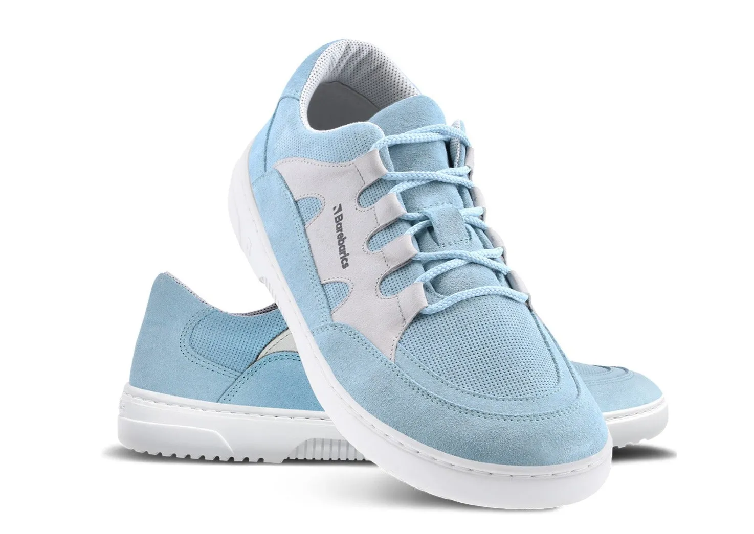 Barefoot Sneakers Barebarics Evo - Light Blue & White