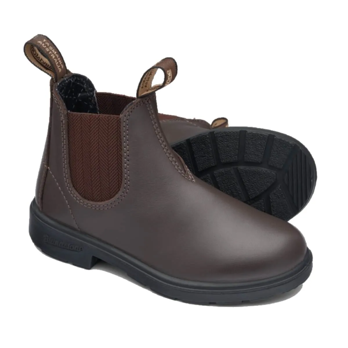 Blundstone Kid's Series Chelsea Elastic Sided - Slip On Boots - Chestnut Brown #630