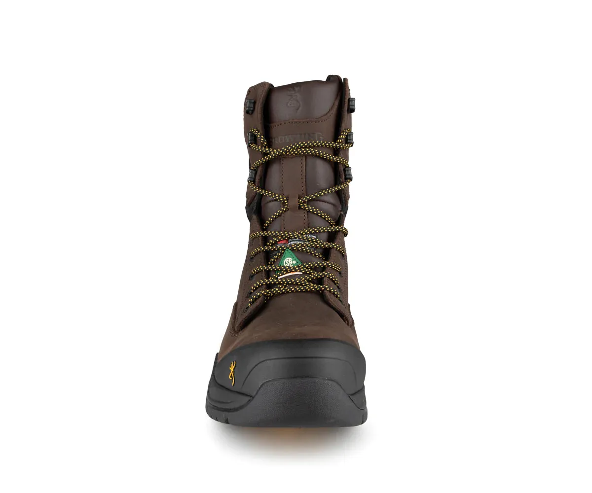 BROWNING MEN'S AVENGER 8 WATERPROOF 8" WORK BOOT
