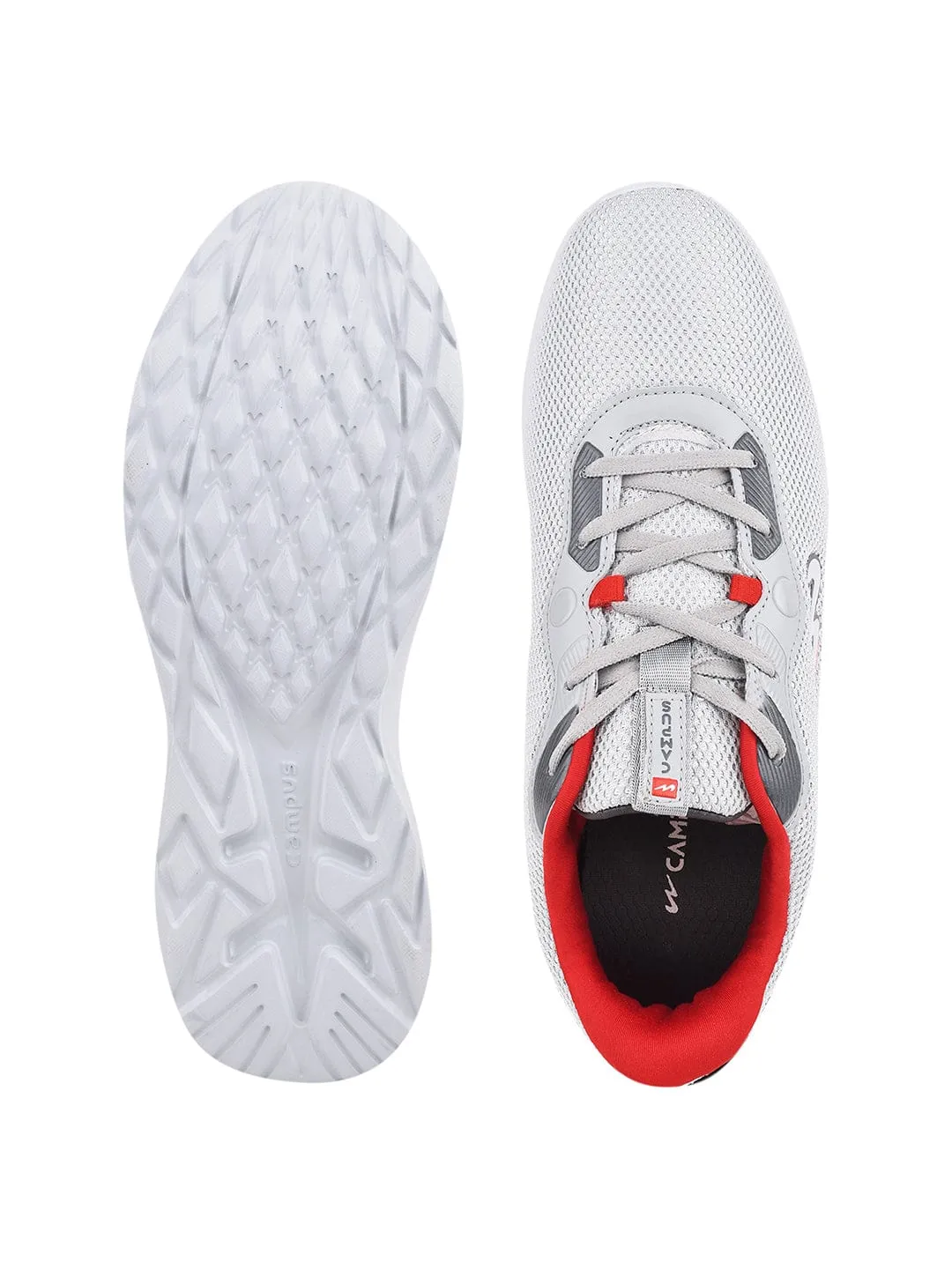 CAMP SMART Grey Men's Running Shoes