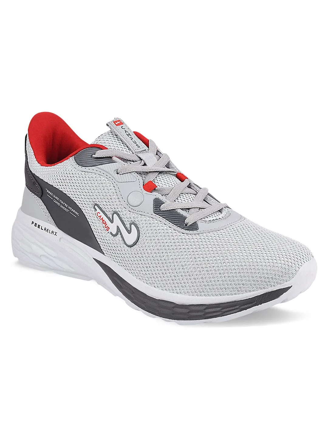 CAMP SMART Grey Men's Running Shoes