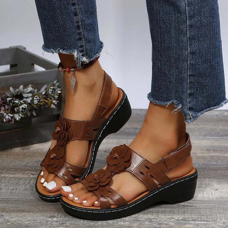 Comfy Platform Orthopedic Fish Mouth Sandals