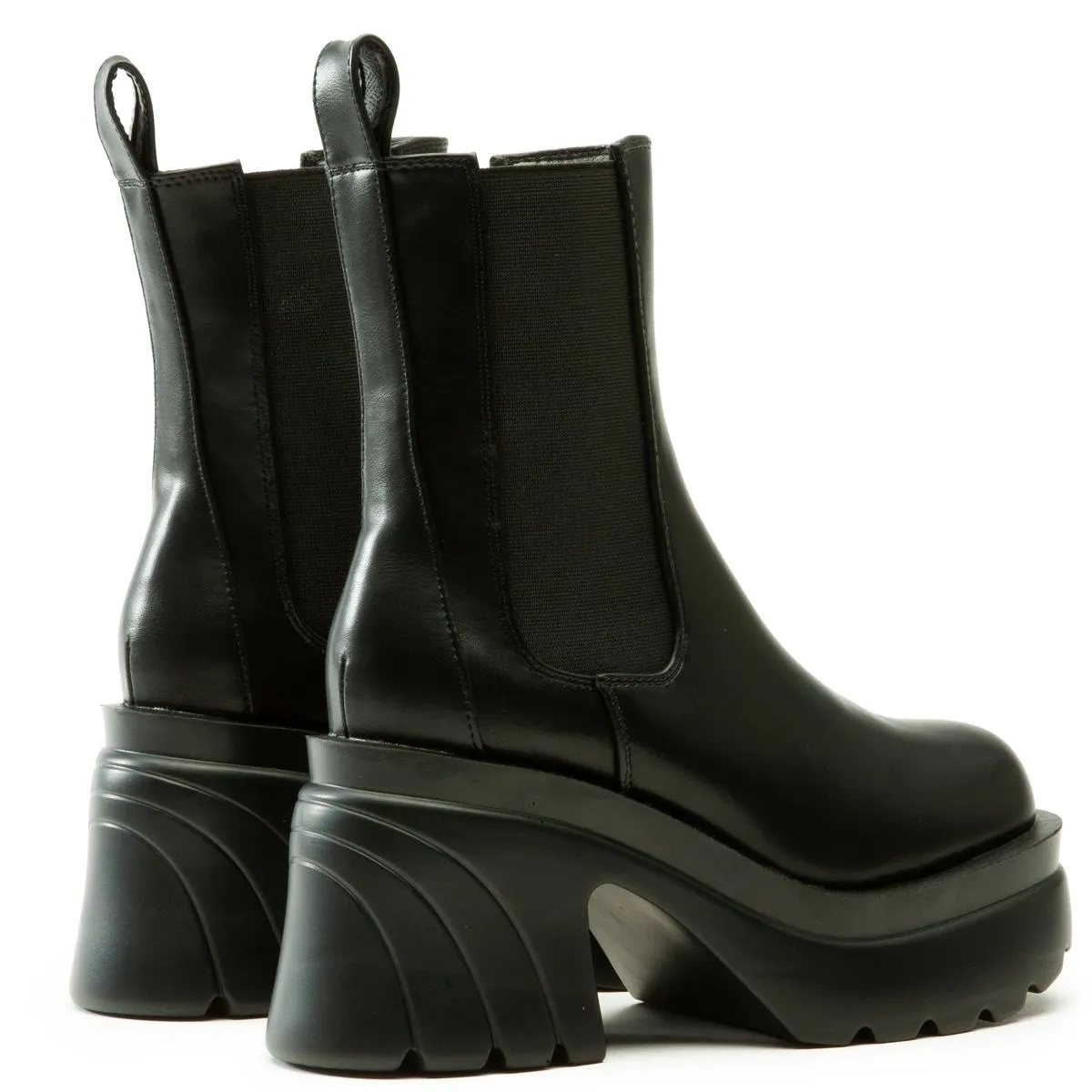 Hazey-2 Heel Elastic Bootie