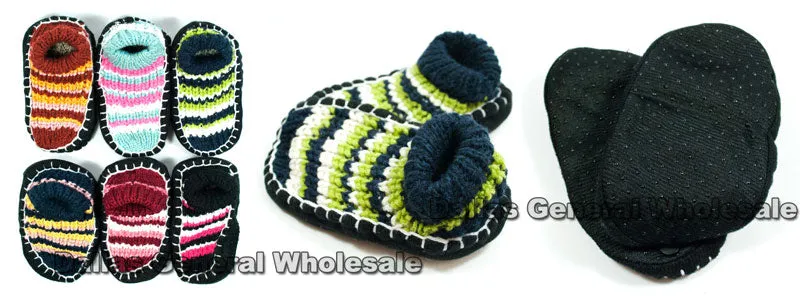 Little Kids Knitted House Shoe Socks Wholesale