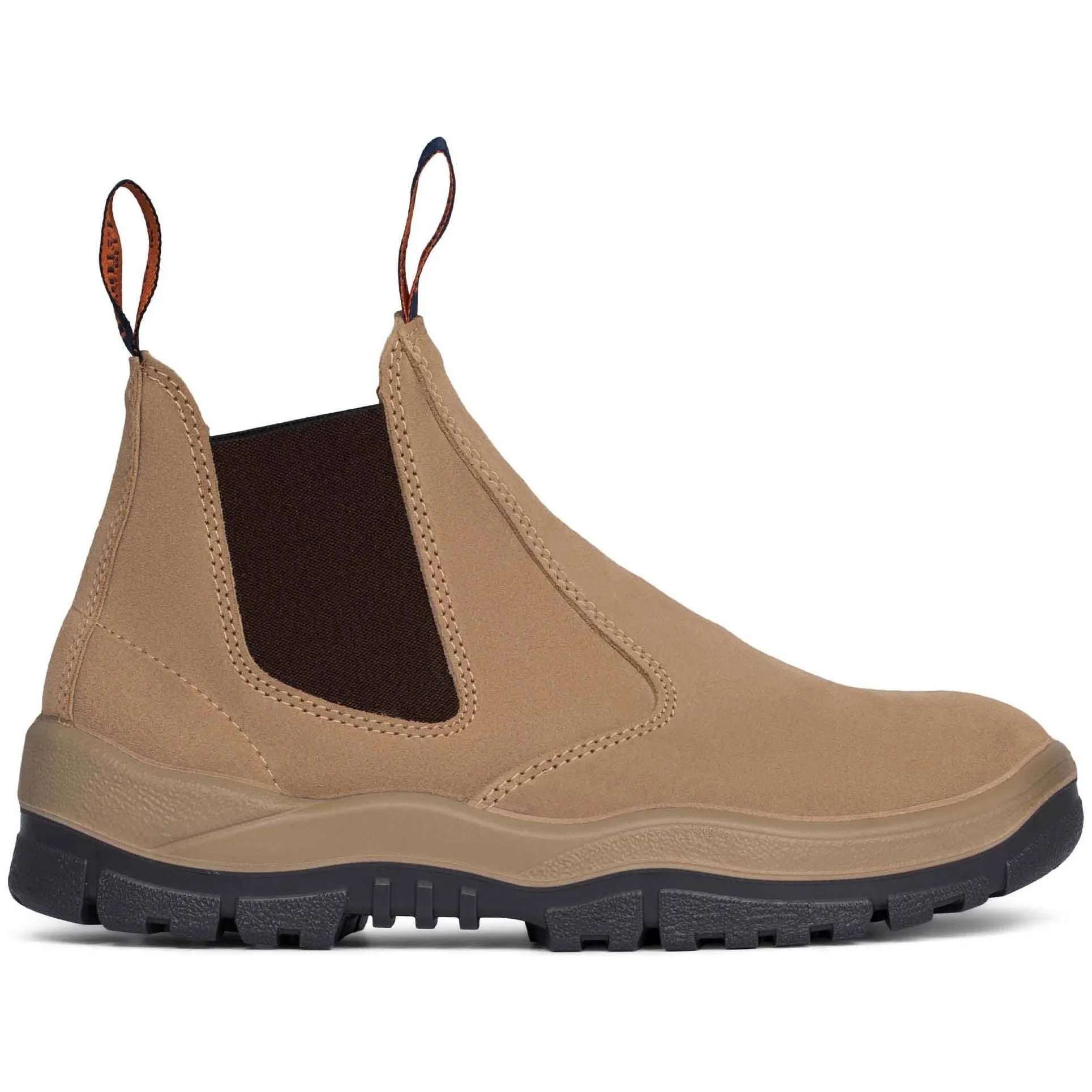 Mongrel Wheat Suede Elastic Sided Steel Cap Safety Boot (240040) (Pre-Order)