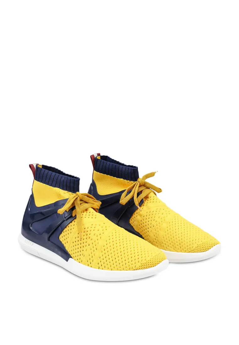 NEW Bally Avallo Men's Kodak Leather & Fabric Sneakers US 12 MSRP $550