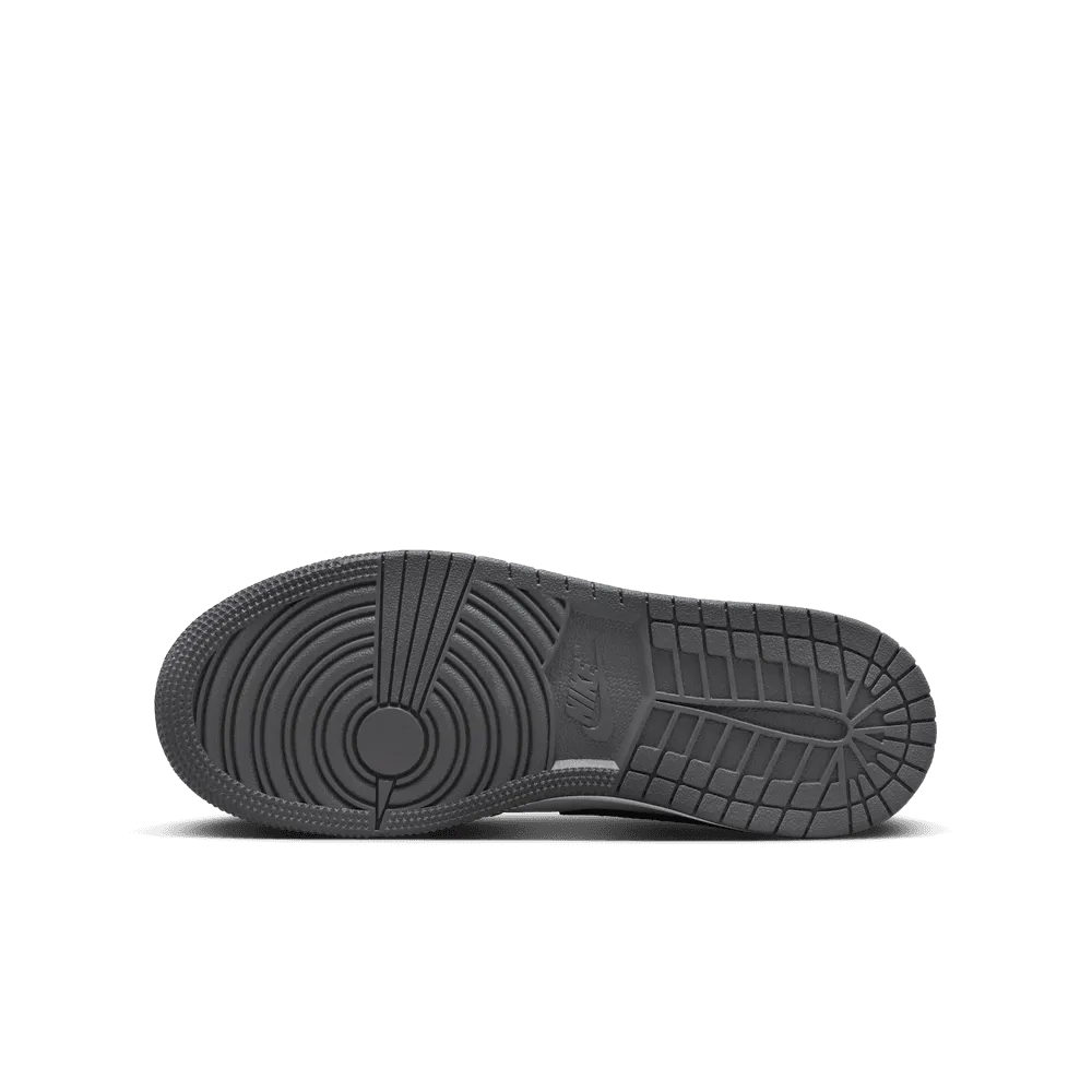 Nike Kids' Jordan 1 Low Shoes - White / Black / Iron Grey
