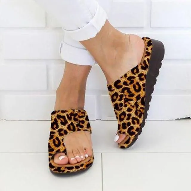 Orthopedic Bunion Correction Sandals - Women Comfy Platform Sandal Shoes for Toe Correction