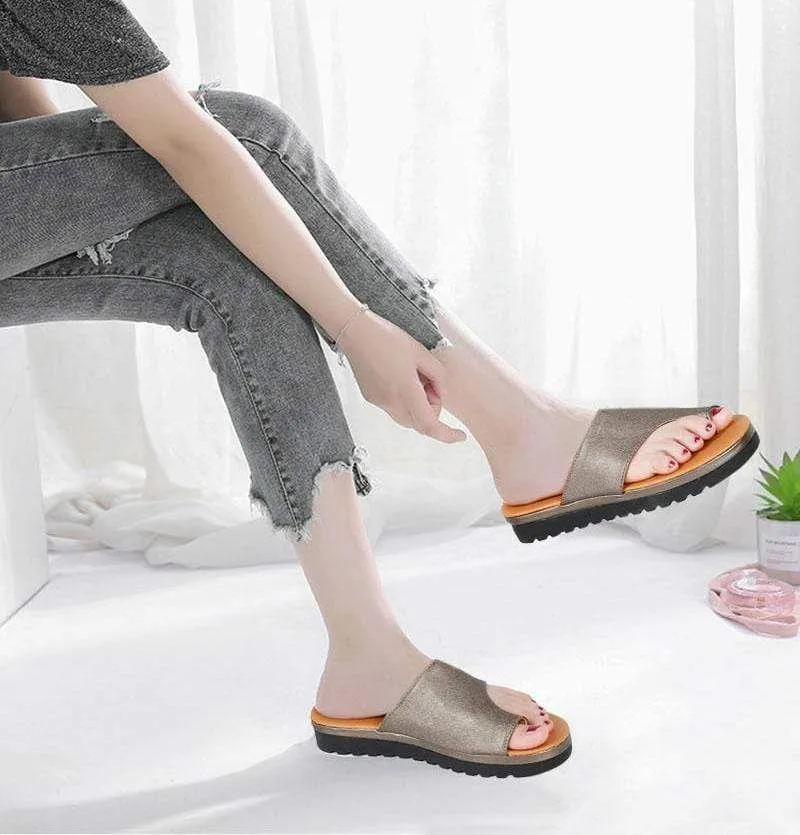 Orthopedic Bunion Correction Sandals - Women Comfy Platform Sandal Shoes for Toe Correction