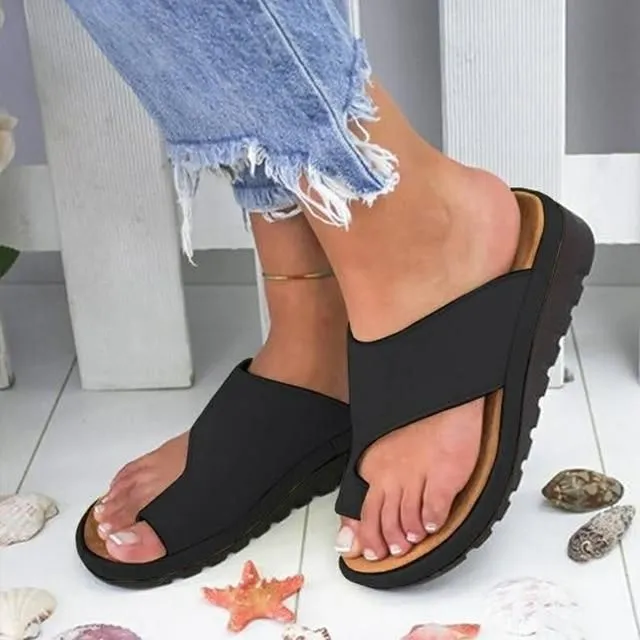 Orthopedic Bunion Correction Sandals - Women Comfy Platform Sandal Shoes for Toe Correction