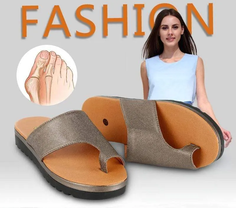 Orthopedic Bunion Correction Sandals - Women Comfy Platform Sandal Shoes for Toe Correction