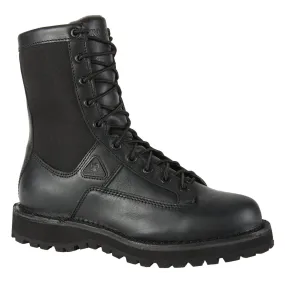 Rocky Portland Men's Lace-to-Toe Waterproof Public Service Boots Fq0002080 In Black