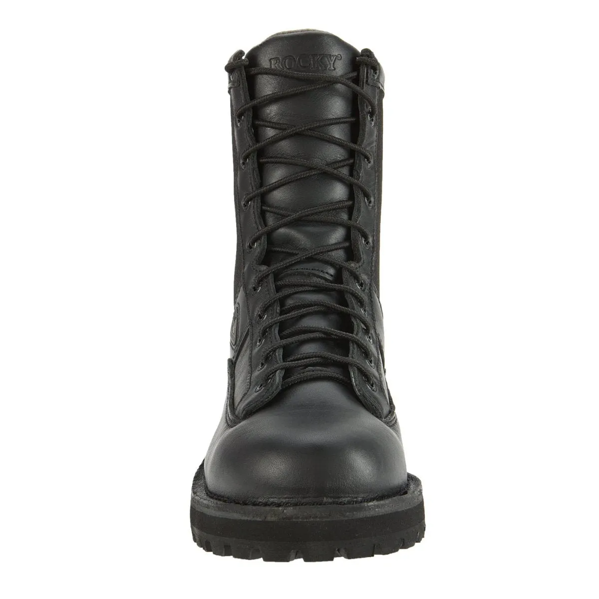 Rocky Portland Men's Lace-to-Toe Waterproof Public Service Boots Fq0002080 In Black