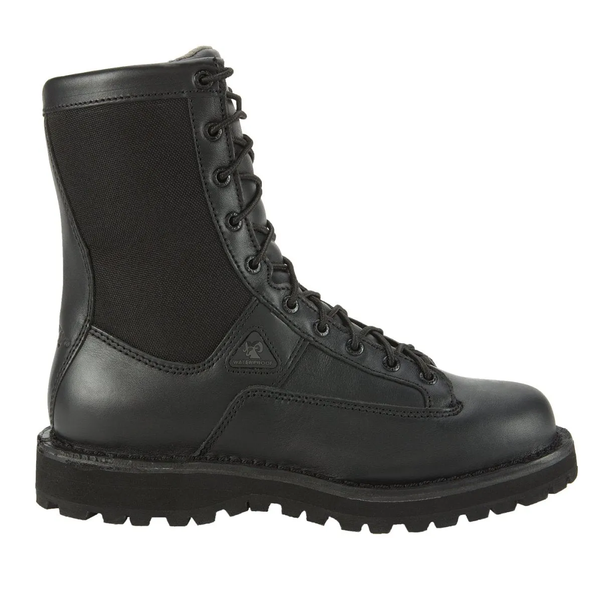 Rocky Portland Men's Lace-to-Toe Waterproof Public Service Boots Fq0002080 In Black