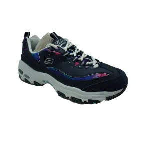 Skechers Women's D'lites Galaxy Fantasy Sneakers Blue Multi Size 8