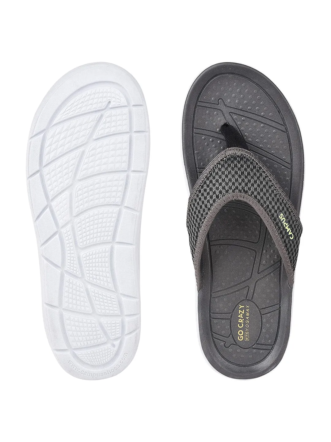 SL-406 Grey Men's Flip Flops