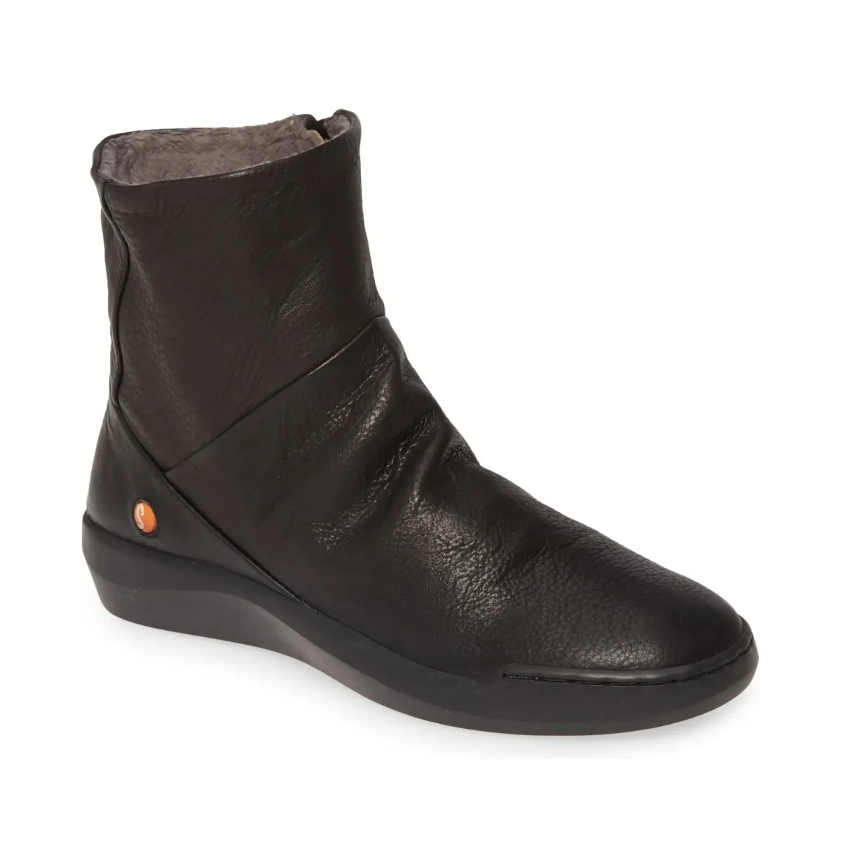 Softinos by Bos & Co Women's Bler550SOF Black Smooth Waterproof