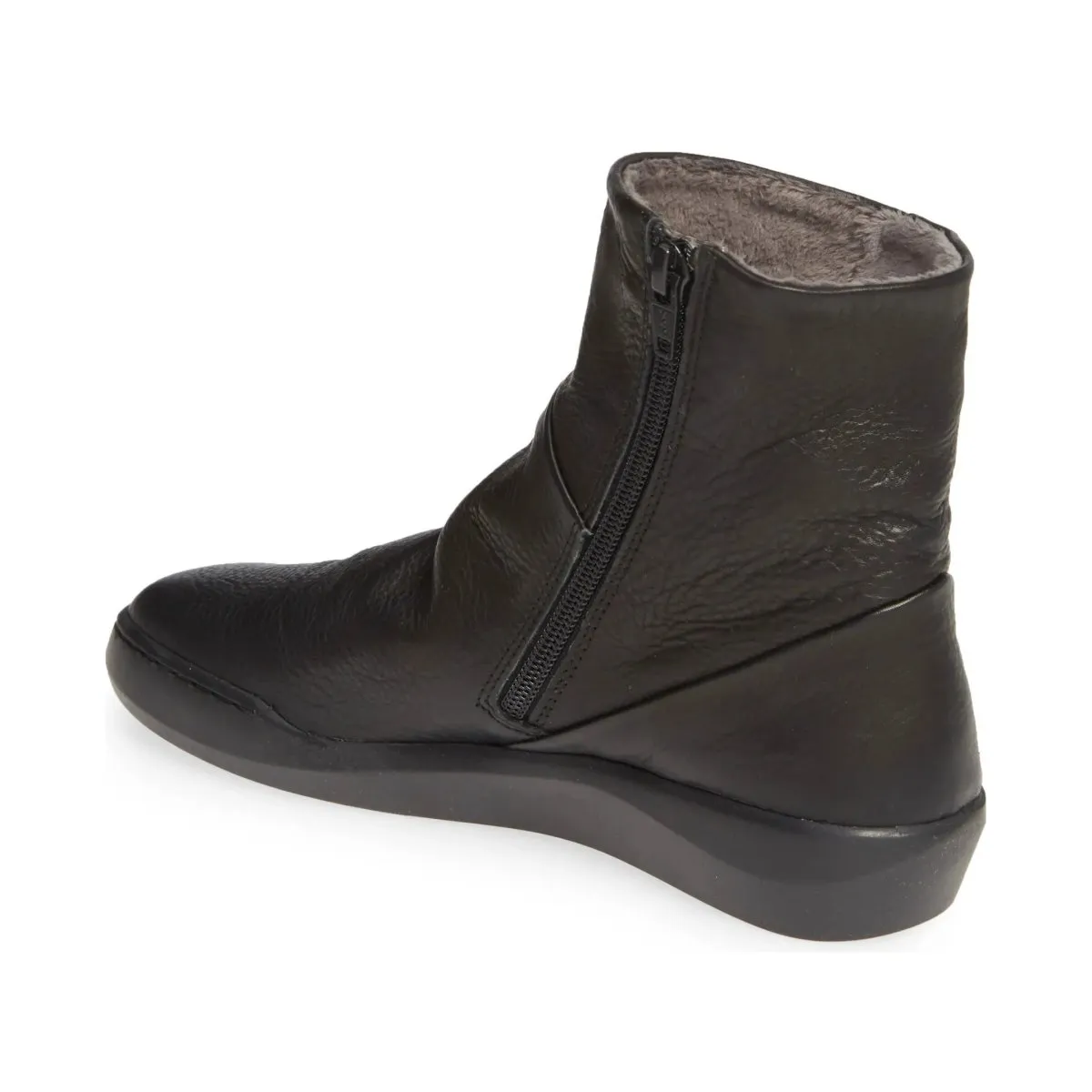Softinos by Bos & Co Women's Bler550SOF Black Smooth Waterproof