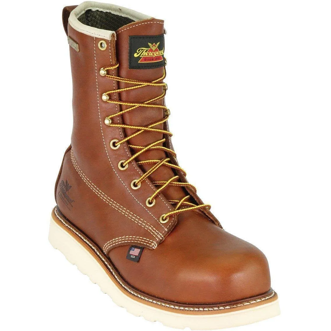 Thorogood Men's USA Made Amer Heritage 8" Comp Toe Wedge Work Boot 804-4210