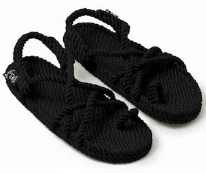 Toe Joe Sandal with Vibram sole- Black