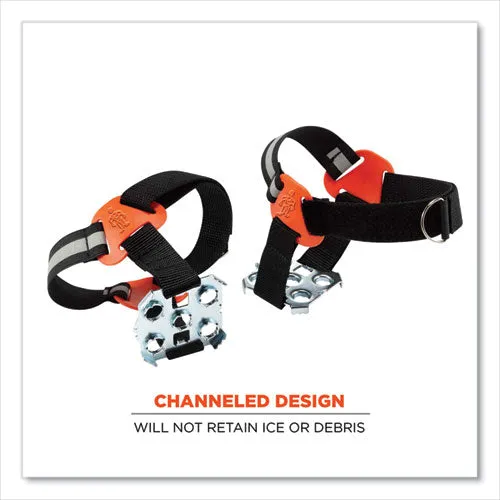 Trex 6315 Strap-on Heel Ice Cleats, Medium/large, Black, Pair, Ships In 1-3 Business Days