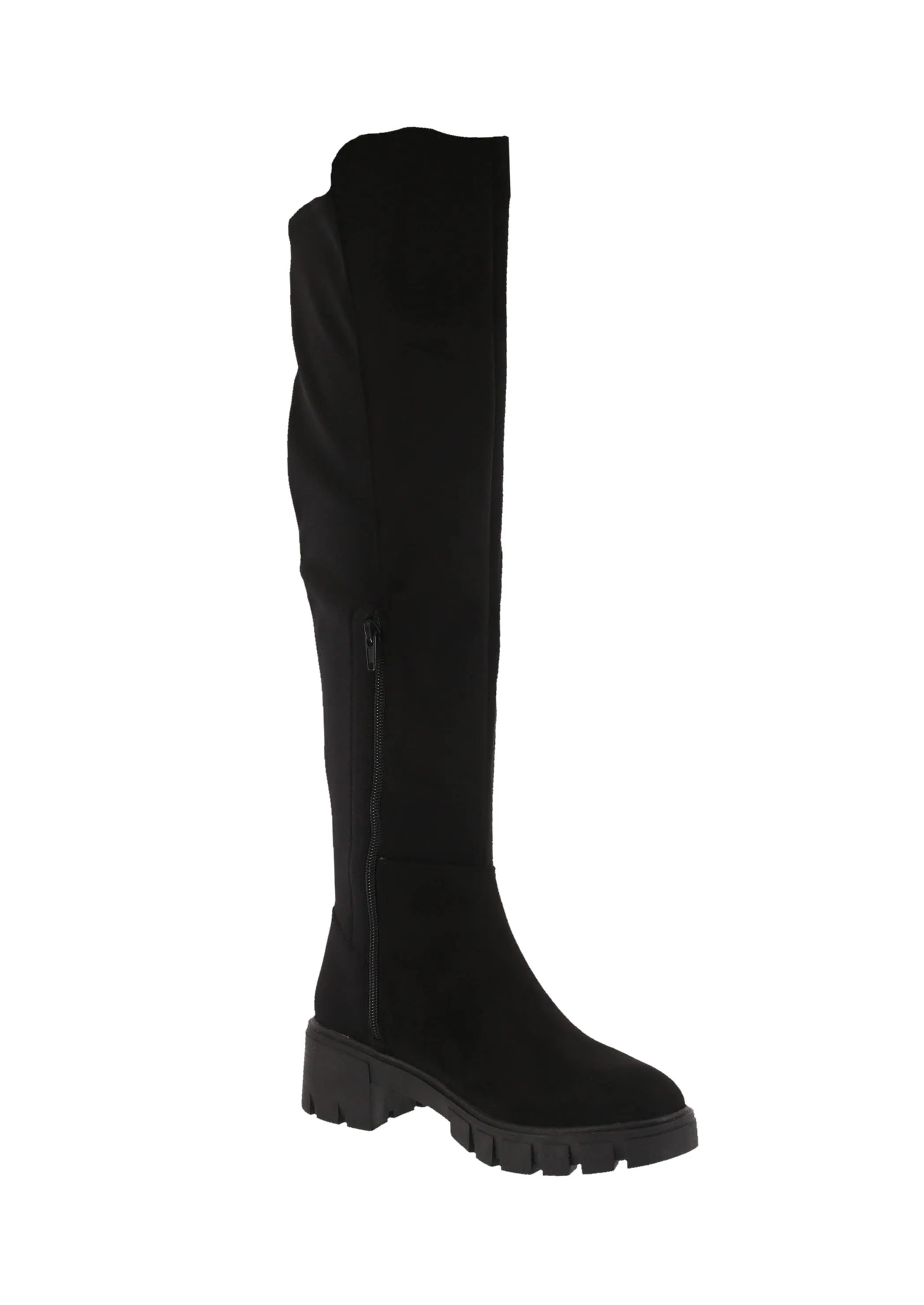 WOMAN'S SHOES BLACK SUEDE BOOTS RENLEY-27