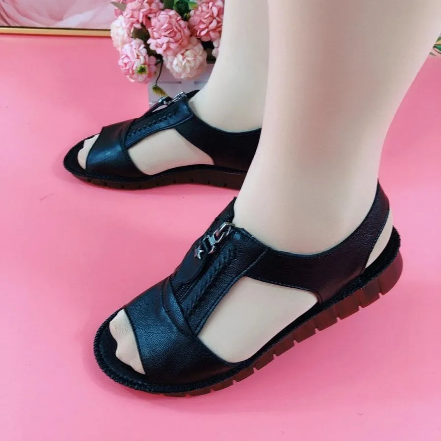 Womens Leather Orthopedic Sandals