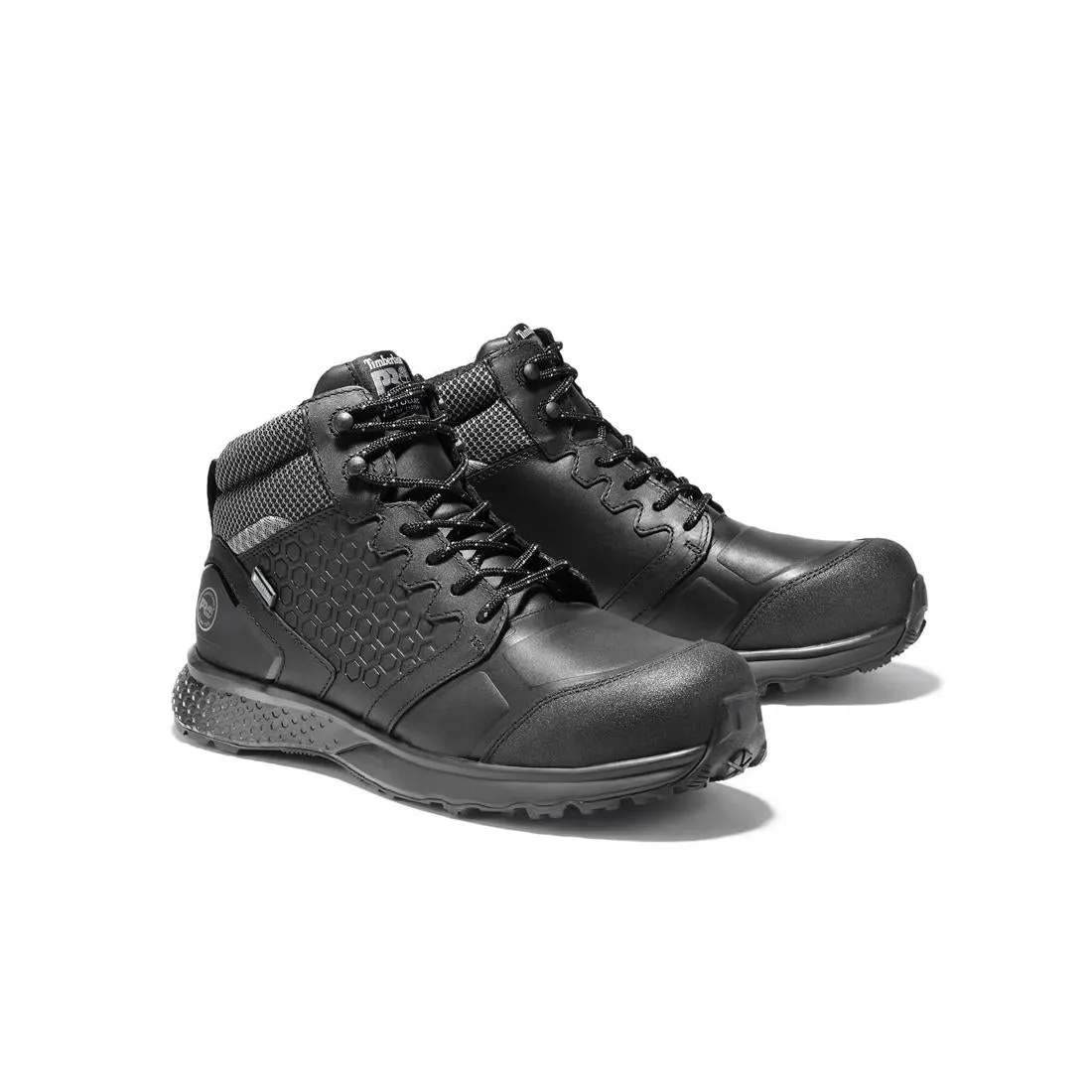 Women's Reaxion Composite-Toe Waterproof Work Boot Black