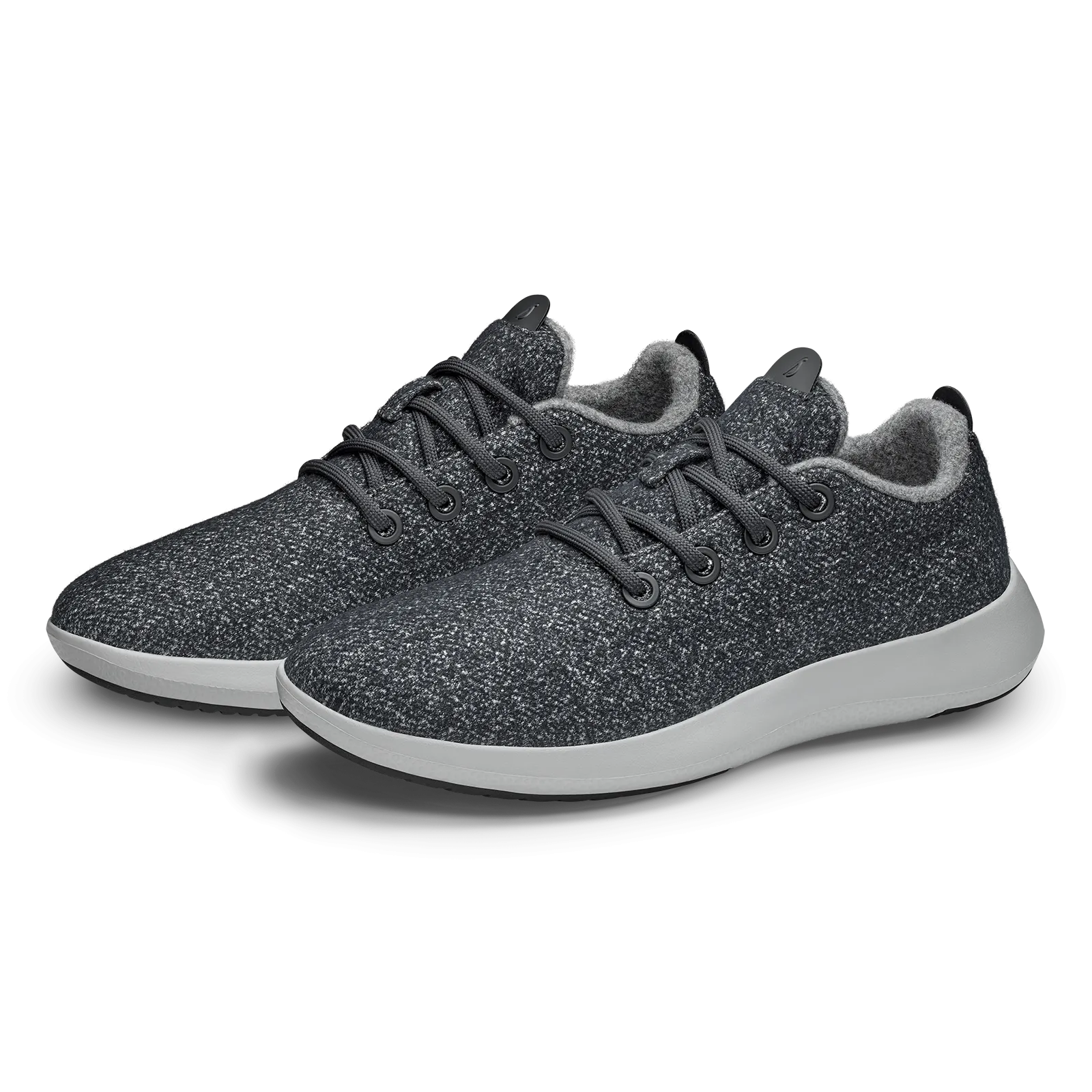 Women's Wool Runner Mizzles - Dark Grey (Light Grey)