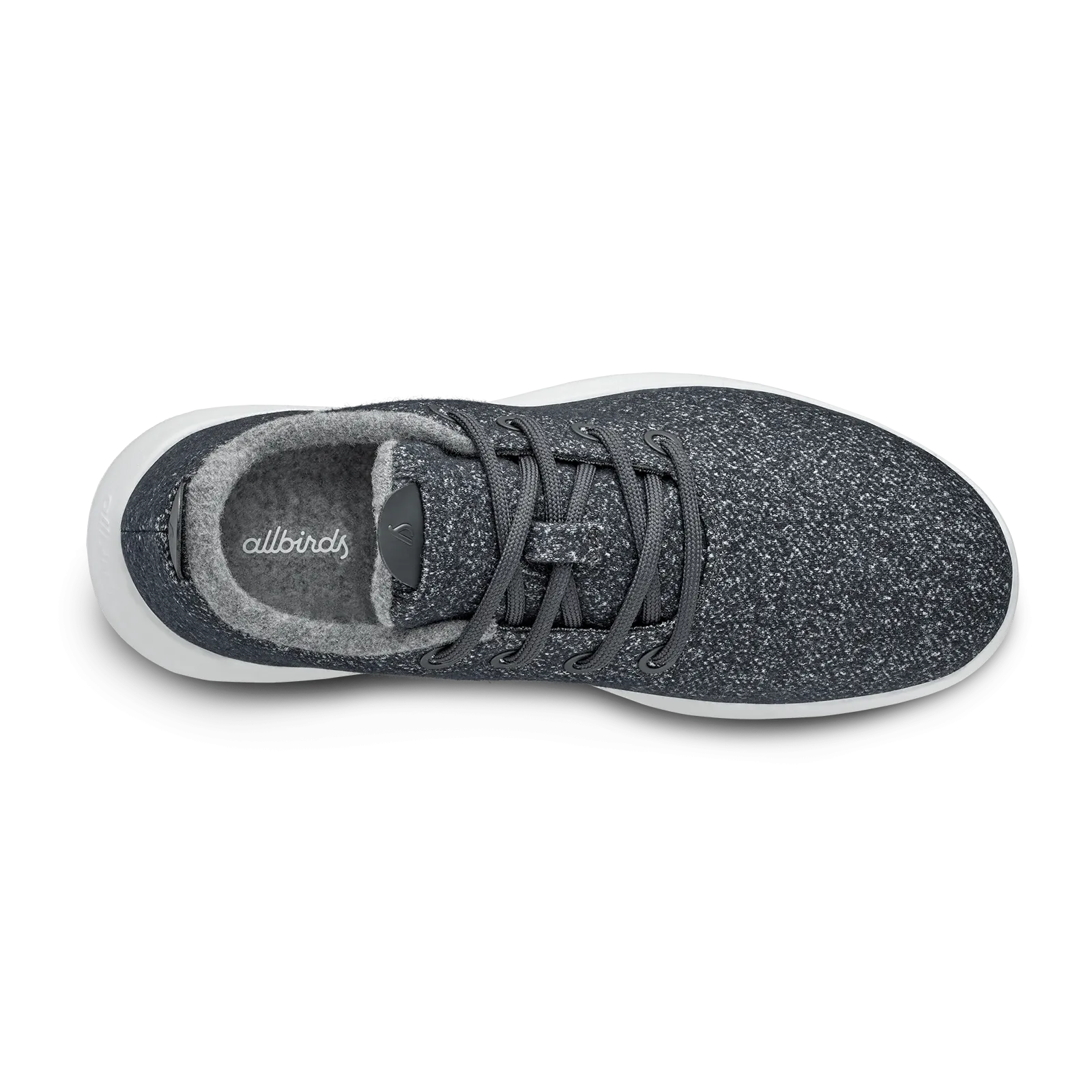 Women's Wool Runner Mizzles - Dark Grey (Light Grey)